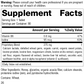 Cataplex® F Tablets, 90 Tablets, Rev 25 Supplement Facts