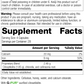 Rev 01 Supplement Facts