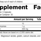 Magnesium Lactate Rev 11 Supplement Facts