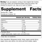 5490 Manganese B12 R17 Supplement Facts