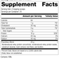 Whey Pro Complete, 1.3 lbs. (600 g), Rev 11 Supplement Facts