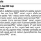 supplement fact label