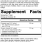 Turmeric Forte, 60 Tablets, Rev 03 Supplement Facts