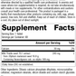 Milk Thistle Forte, 60 Tablets, Rev 01 Supplement Facts
