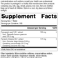 Turmeric Forte, 180 Tablets, Rev 01 Supplement Facts
